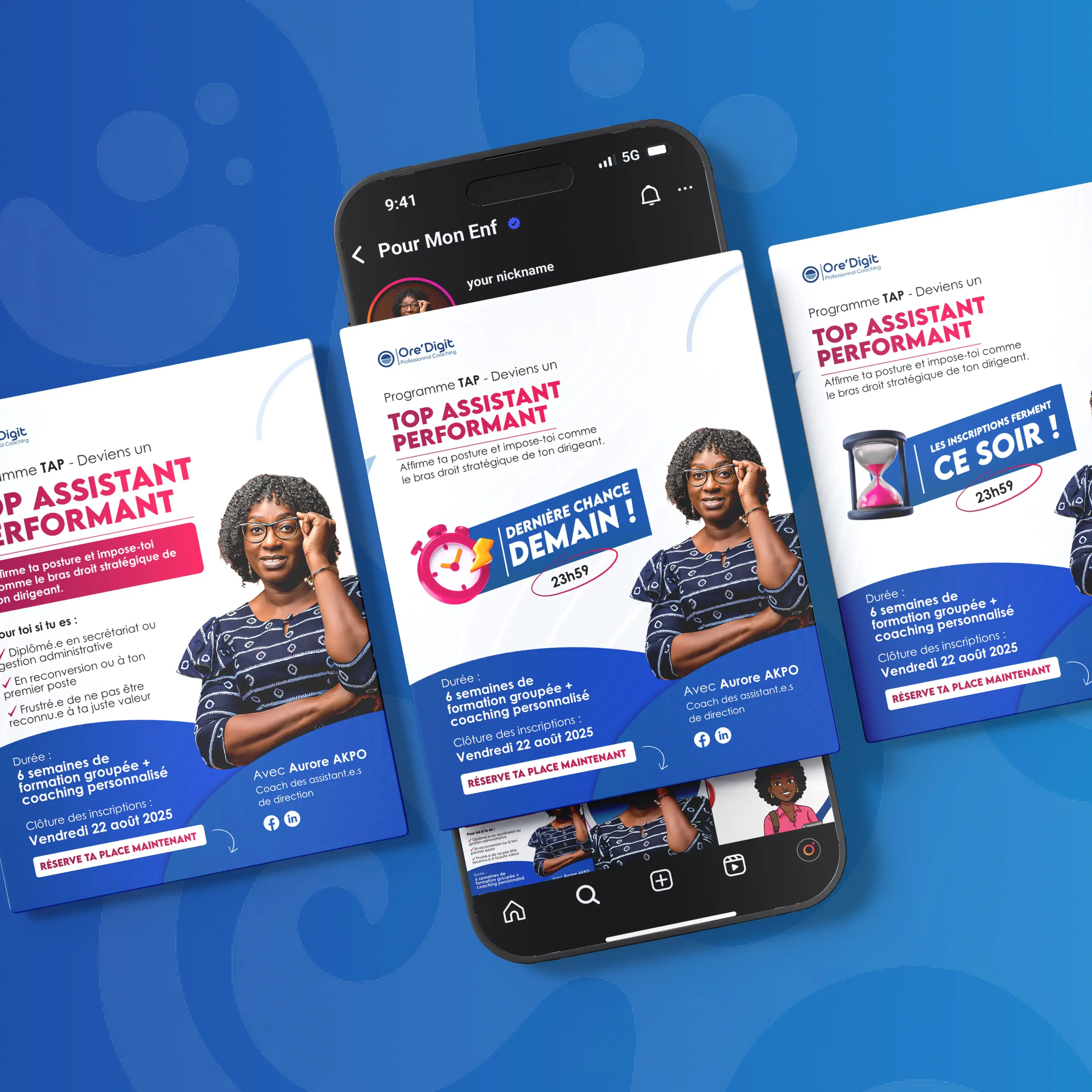 Social media design Programme Top Assistant Performant TAP 2025